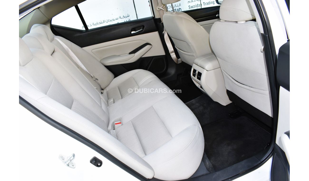 Nissan Altima AED 1039 PM 2.5L S 2020 GCC DEALER WARRANTY