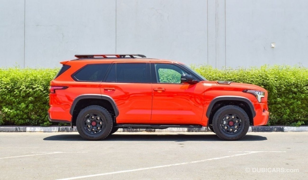 تويوتا سيكويا TRD Pro 4WD Hybrid/Pano-Roof. Local Registration +10%