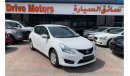 Nissan Tiida ONLY 499X60 MONTHLY NISSAN TIIDA 2016 1.6LTR EXCELLENT CONDITION 100% BANK LOAN UNLIMITED WARRANTY.