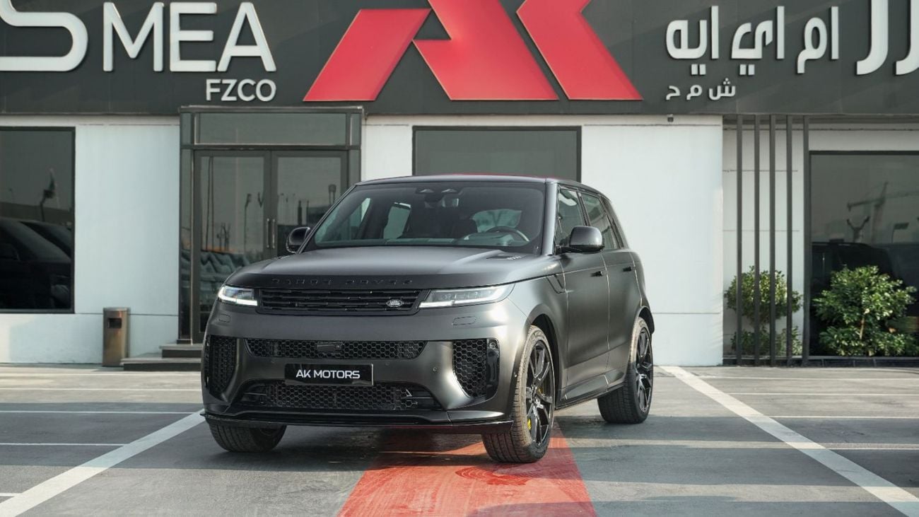 Land Rover Range Rover Sport Obsidian Black in Satin Finish-Black 2027MY Export Only