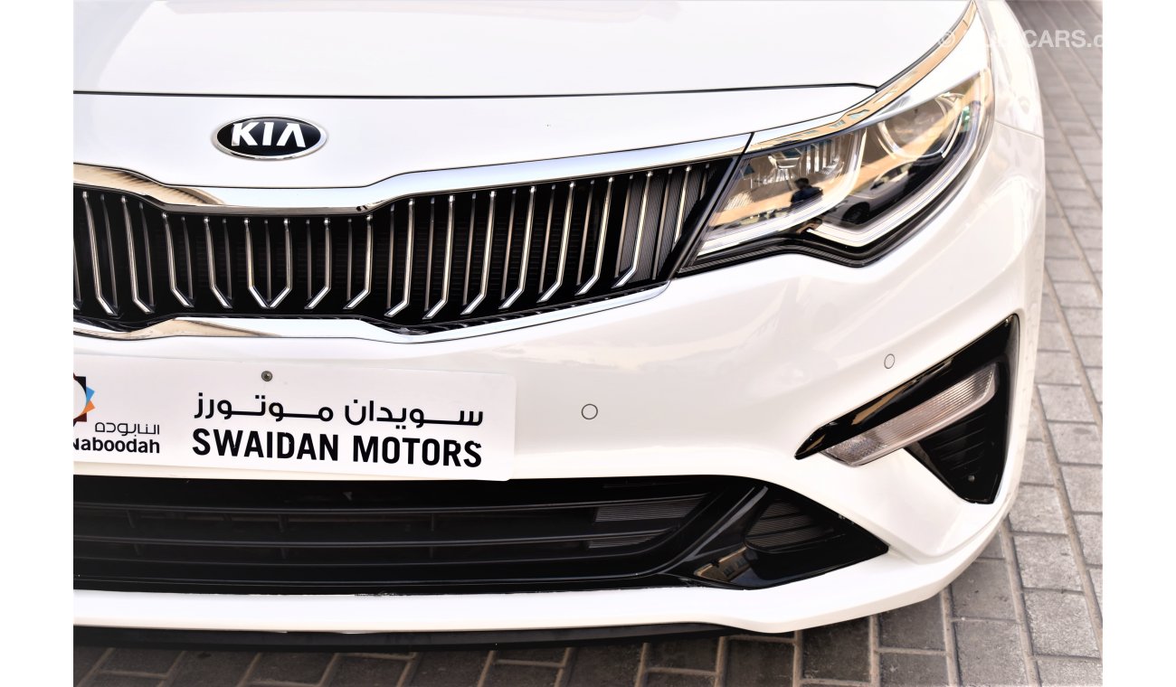 Kia Optima AED 1311 PM | 2.4L GL GCC DEALER WARRANTY