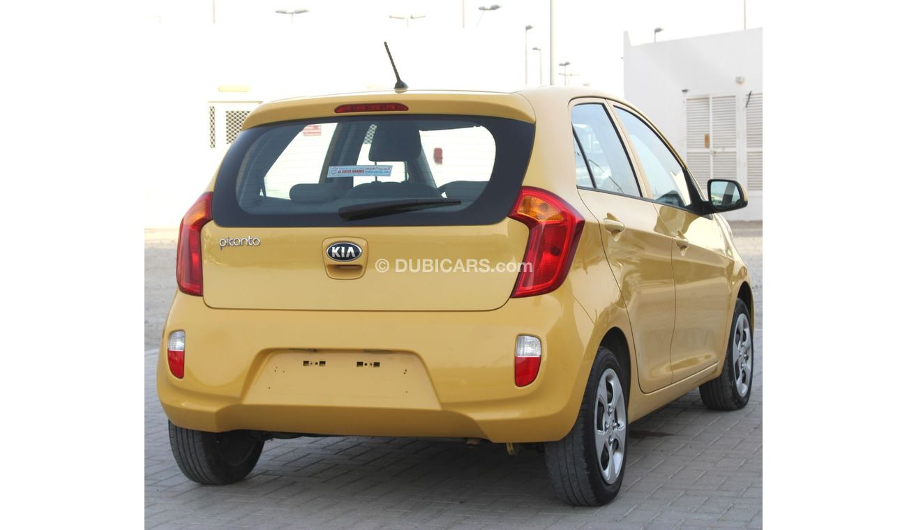 Kia Picanto KIA PICANTO 2015 YELLOW GCC EXCELLENT CONDITION WITHOUT ACCIDENT