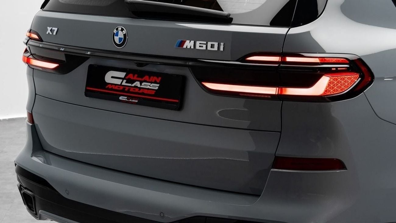 بي أم دبليو X7 M60i - 2025 - GCC - Under Warranty