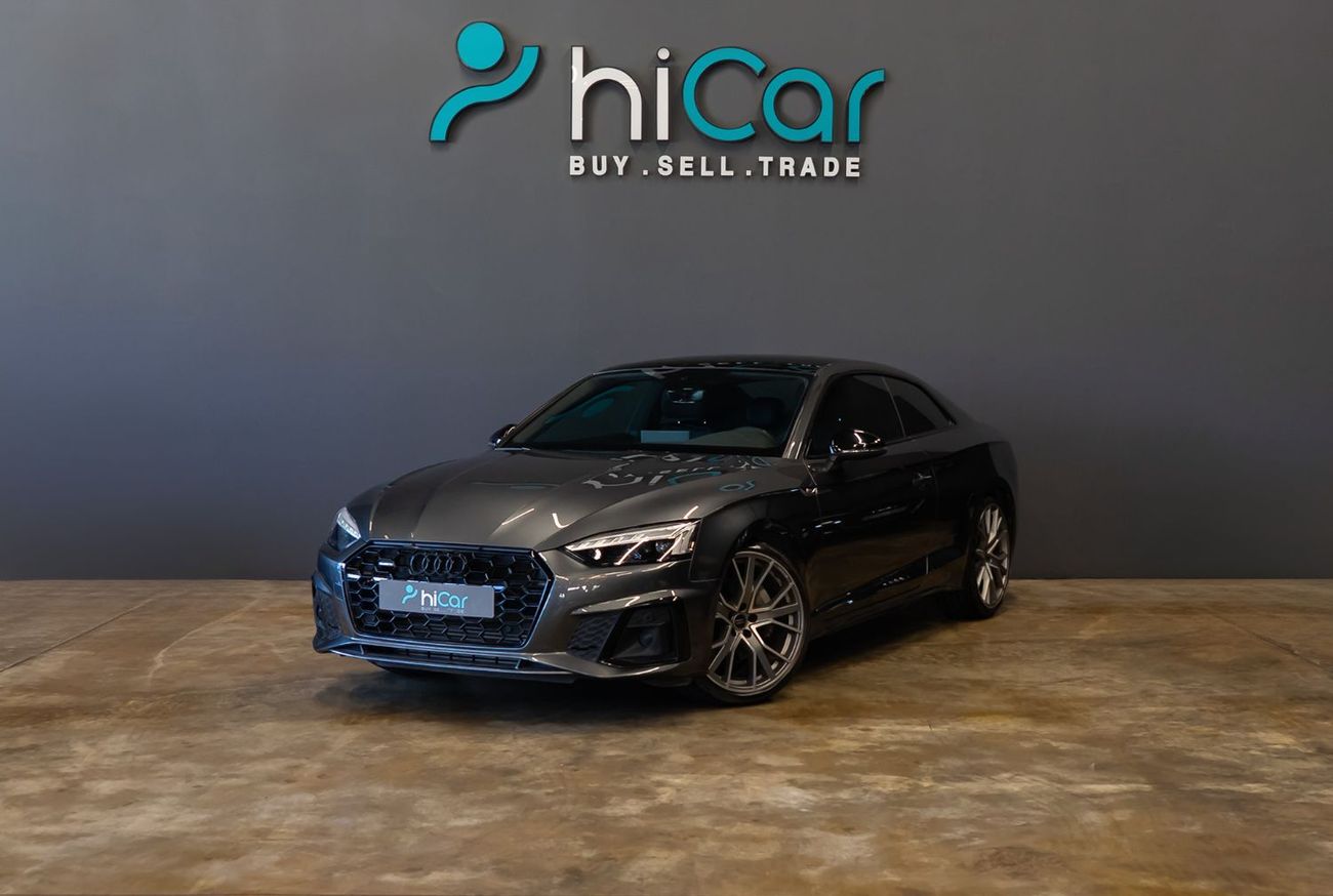 Audi A5 AED 2,969 pm • 0% Downpayment • Audi A5 45TFSI S-line • Agency Warranty And Service Package