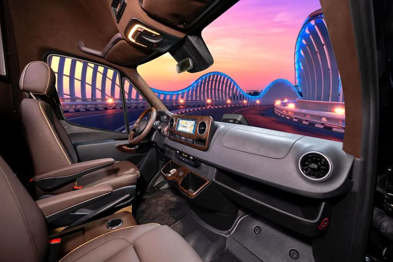 Mercedes-Benz Sprinter VVIP MERCEDES with Bathroom, Additional AC and Air Suspension- 2 Years Warranty VLINE