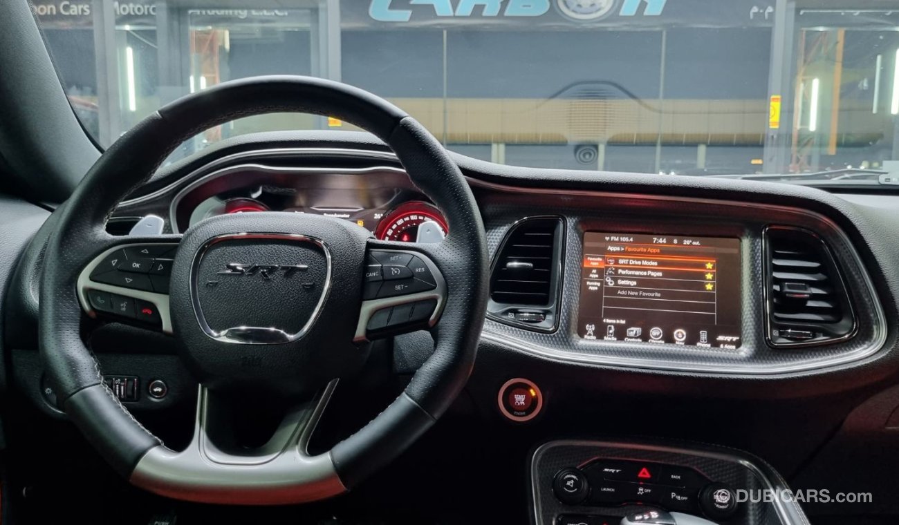 Dodge Challenger SRT Hellcat DODGE CHALLENGER HELLCAT GCC IN PERFECT CONDITION ORIGINAL PAINT FULL SERVICE HISTORY FO