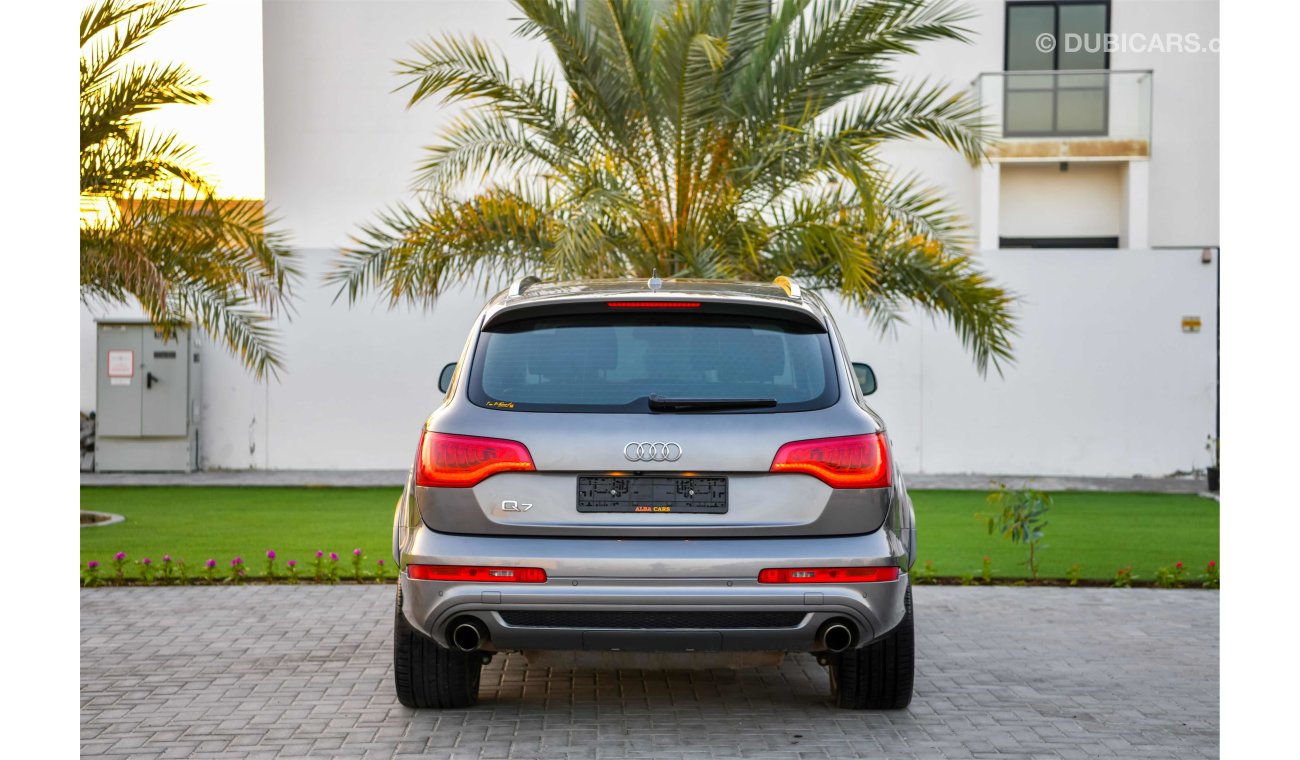 Audi Q7 S-Line Supercharged - 2 Y Warranty - GCC - AED 1,419 Per Month - 0% Downpayment