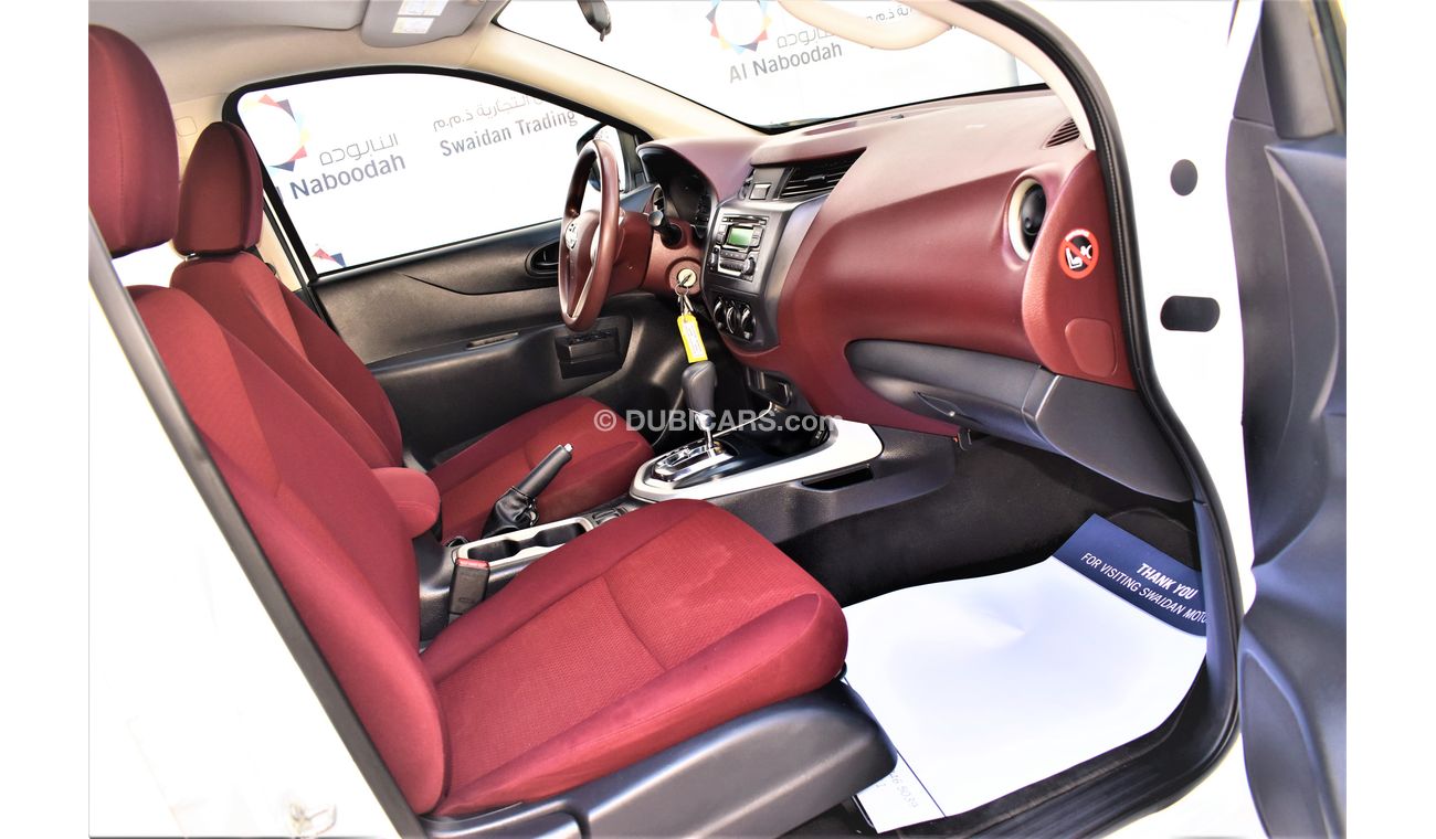 Nissan Navara AED 1311 PM | 2.5L AT PW 2WD GCC WARRANTY