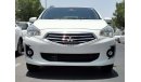 Mitsubishi Attrage 1.2L, 15" Rims, Xenon Headlights, Front A/C, Fabric Seats, Dual Airbags, CD-AUX (LOT # 856)