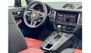 Porsche Macan std std 2021 Porsche Macan Chrono Package, Porsche Warranty 2023, Low Mileage, GCC