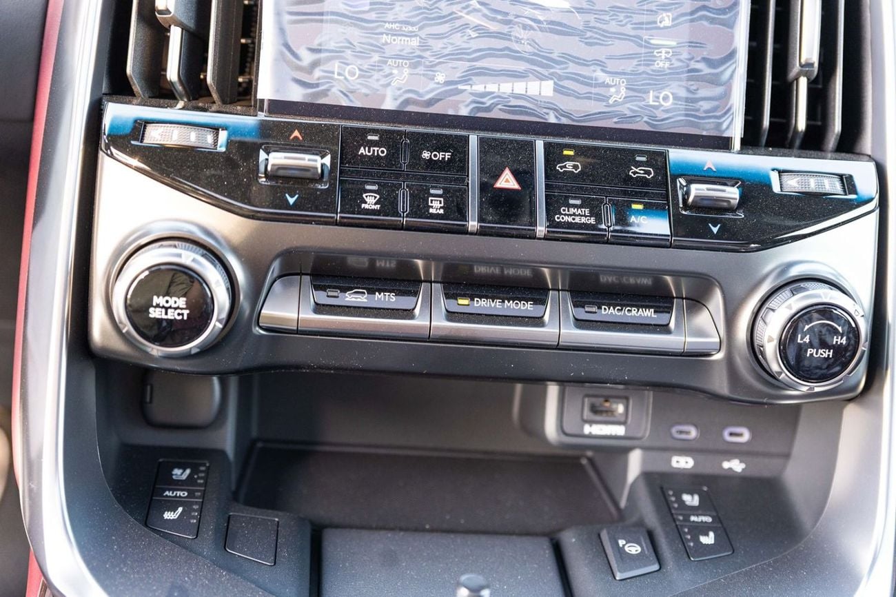 Lexus LX 700h 2026 LEXUS LX700h 3.5L TURBOSPORT HYBRID BLACK / MAROON