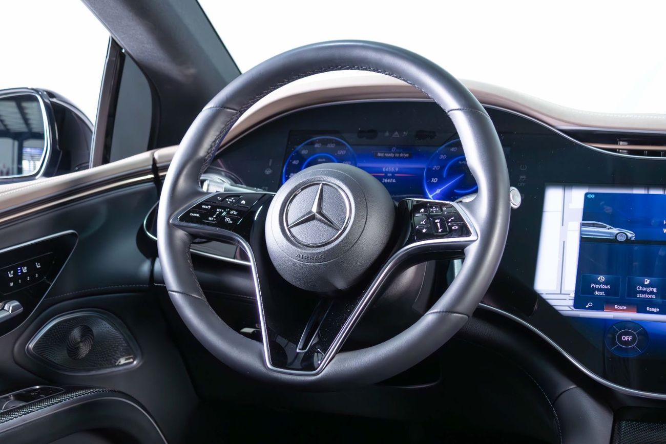 Mercedes-Benz EQS 450+ 450 PLUS-GCC-Gragash Warranty-High Specifications-Night Package-22Inch AMG Rims