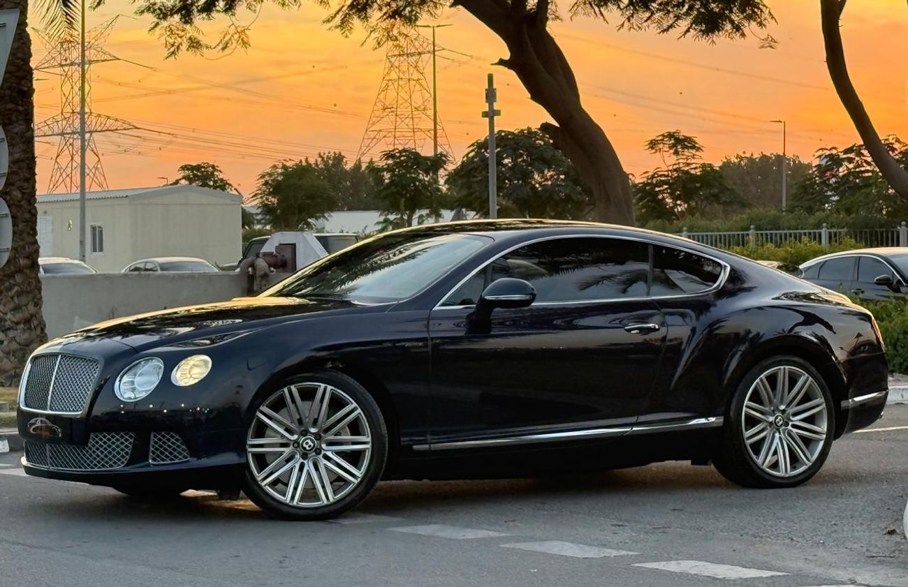 Bentley Continental GT BENTLEY CONTINENTAL GT SPEED V12 2013 GCC IN PERFECT CONDITION LOW MILEAGE SERVICE HISTORY