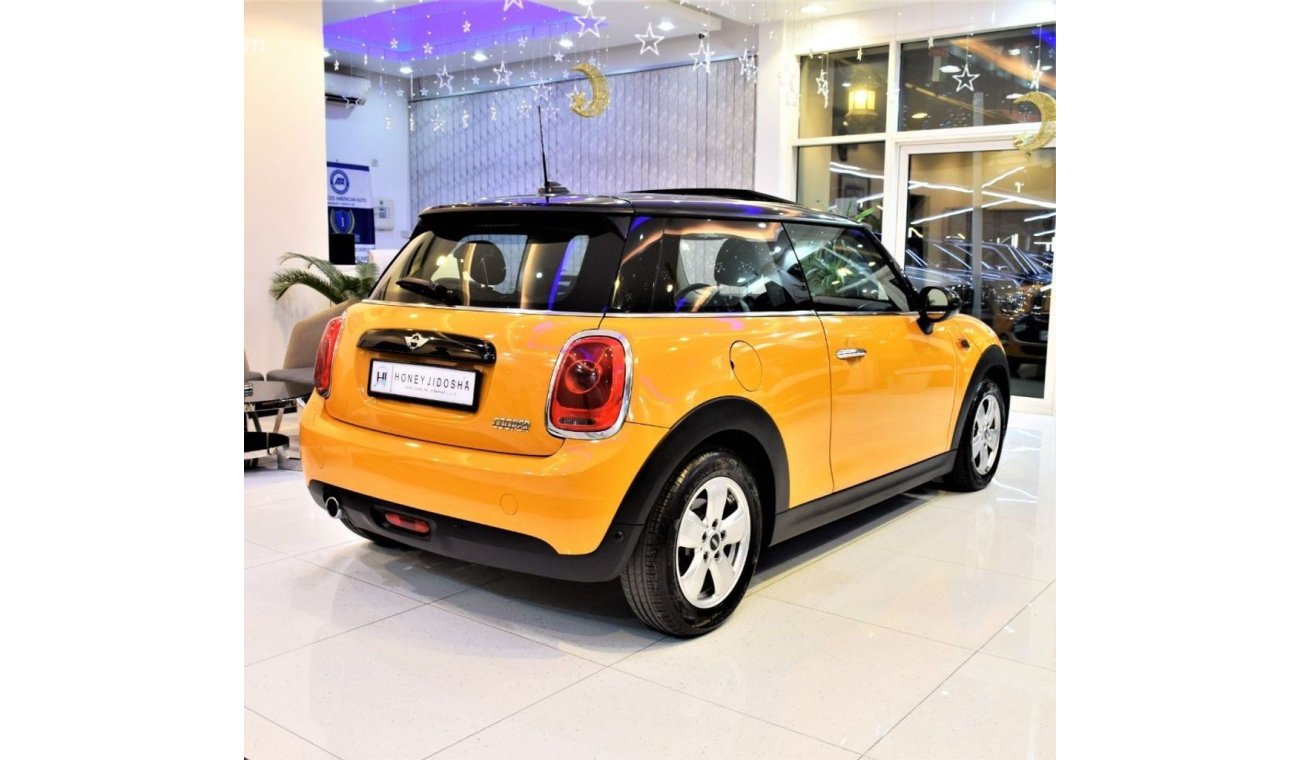 Mini Cooper AMAZING Mini Cooper 2016 Model! Orange Color GCC Specs