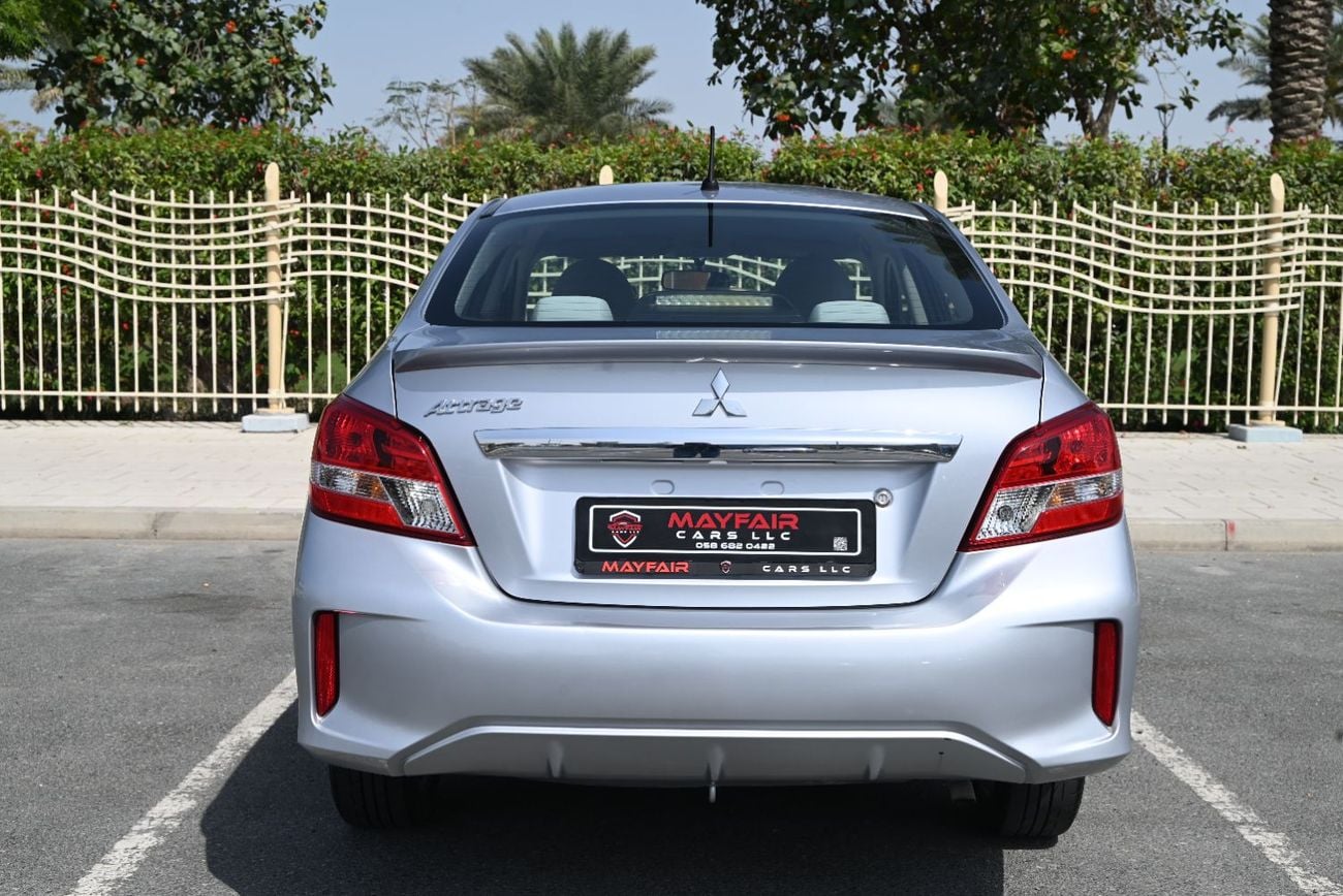 Mitsubishi Attrage GLX Mid 1.2L - 0% DP - ORIGINAL PAINT - MITSUBISHI ATTRAGE 2022 - LOW MILEAGE - GCC
