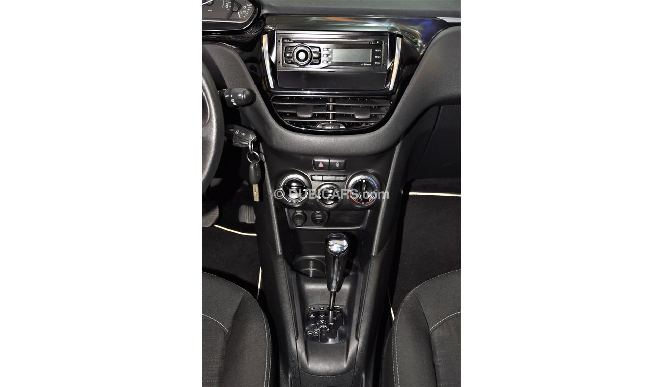 Peugeot 208 LOW MILEAGE! EXCELLENT DEAL for our Peugeot 208 2016 Model in White Color GCC Specs