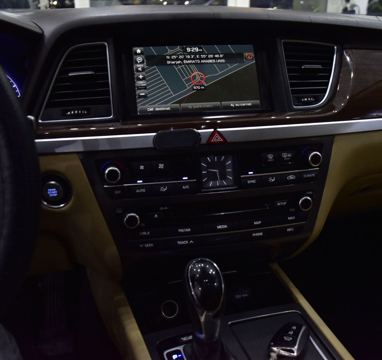 Hyundai Genesis PLATINUM EXCELLENT DEAL for our Hyundai Genesis 3.8 ( 2016 Model ) in White Color GCC Specs