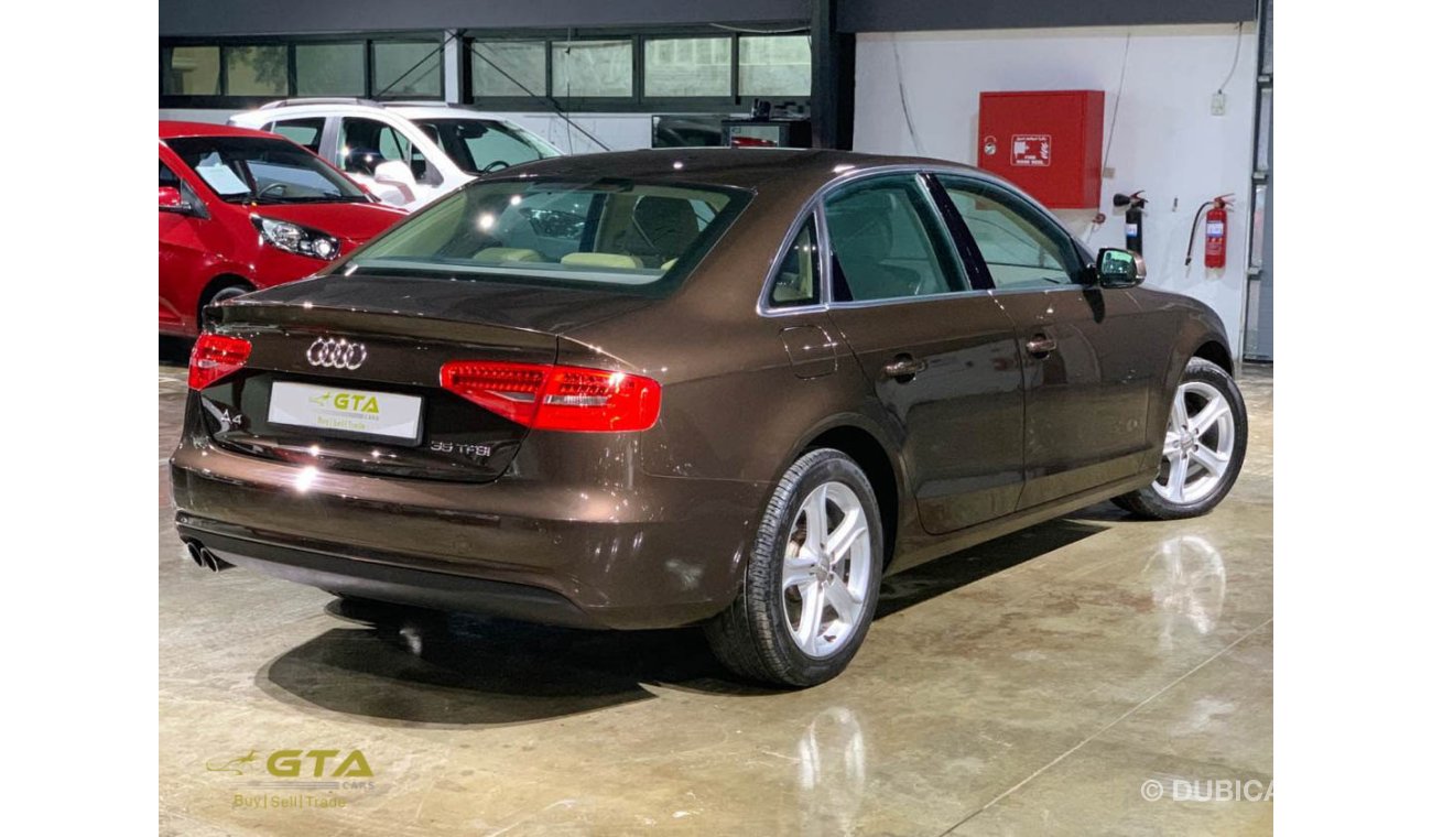 أودي A4 2015 Audi A4 35TFSI, Warranty, Full Audi History, GCC, Low Kms