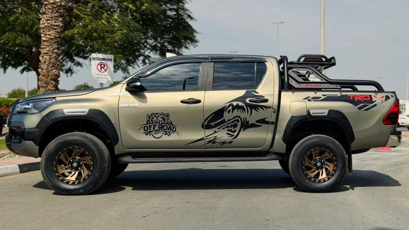 Toyota Hilux 2023 | 2.8L DIESEL | AUTOMATIC TRANSMISSION | RHD | GR ROCCO KIT INSTALLED | HEAVY 4X4 SPORTS BAR WI