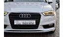 Audi A3 1.4 TFSI AT 2016 GCC DEALER WARRANTY