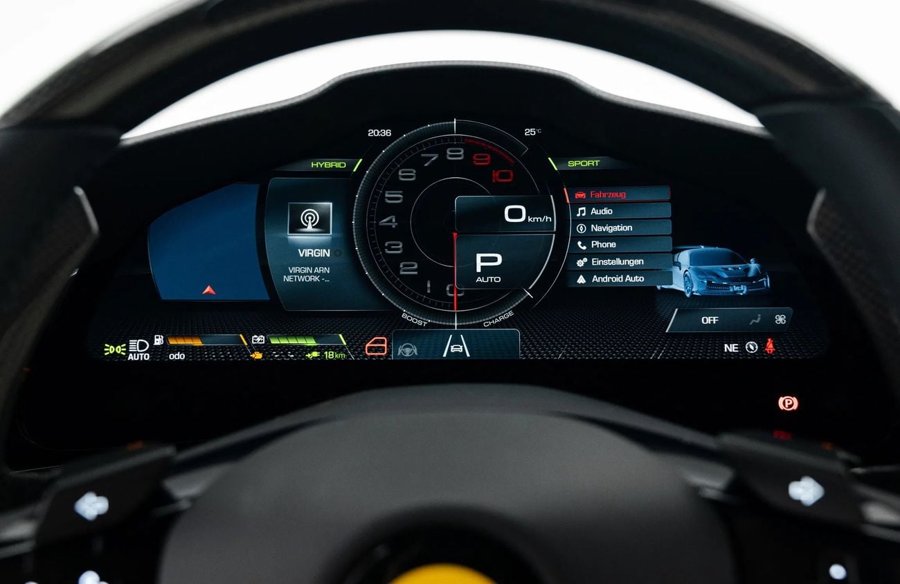 Ferrari SF90 STRADALE 4.0L Twin-Turbocharged V8 Engine + 3 electric motors