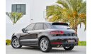 Porsche Macan S 2,428 P.M | 0% Downpayment | Full Option | Fully Agency Maintained!