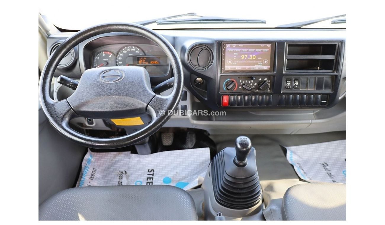 Hino 300 Series 614 Dual Cab Truck with Rear AC | Excellent Condition | GCC