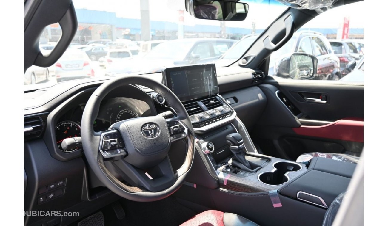 تويوتا لاند كروزر Toyota Land Cruiser VXR 3.5L TwinTurbo V6 Petrol, Color Black Model 2024