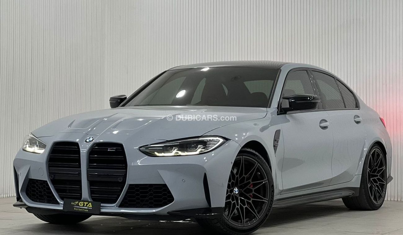 بي أم دبليو M3 2022 BMW M3 Competition, FEB 2027 BMW Warranty + Service Contract, GCC