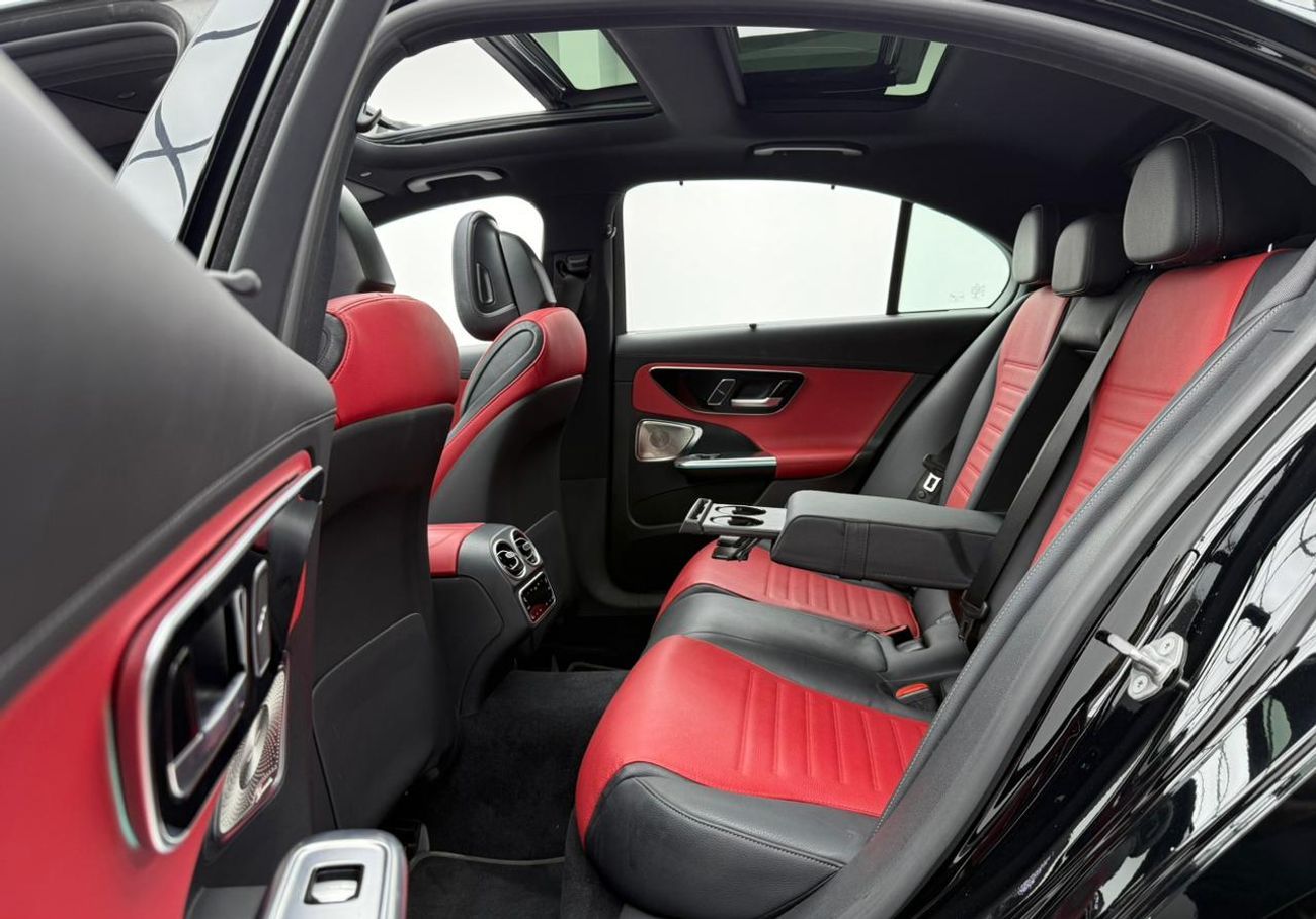 Mercedes-Benz C 200 2022 Mercedes Benz C200 AMG, 2027 Mercedes Warranty + Service Pack, Full MB Service History, GCC