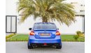 Subaru Impreza WRX | 1,253 P.M | 0% Downpayment | Full Option | Immaculate Condition