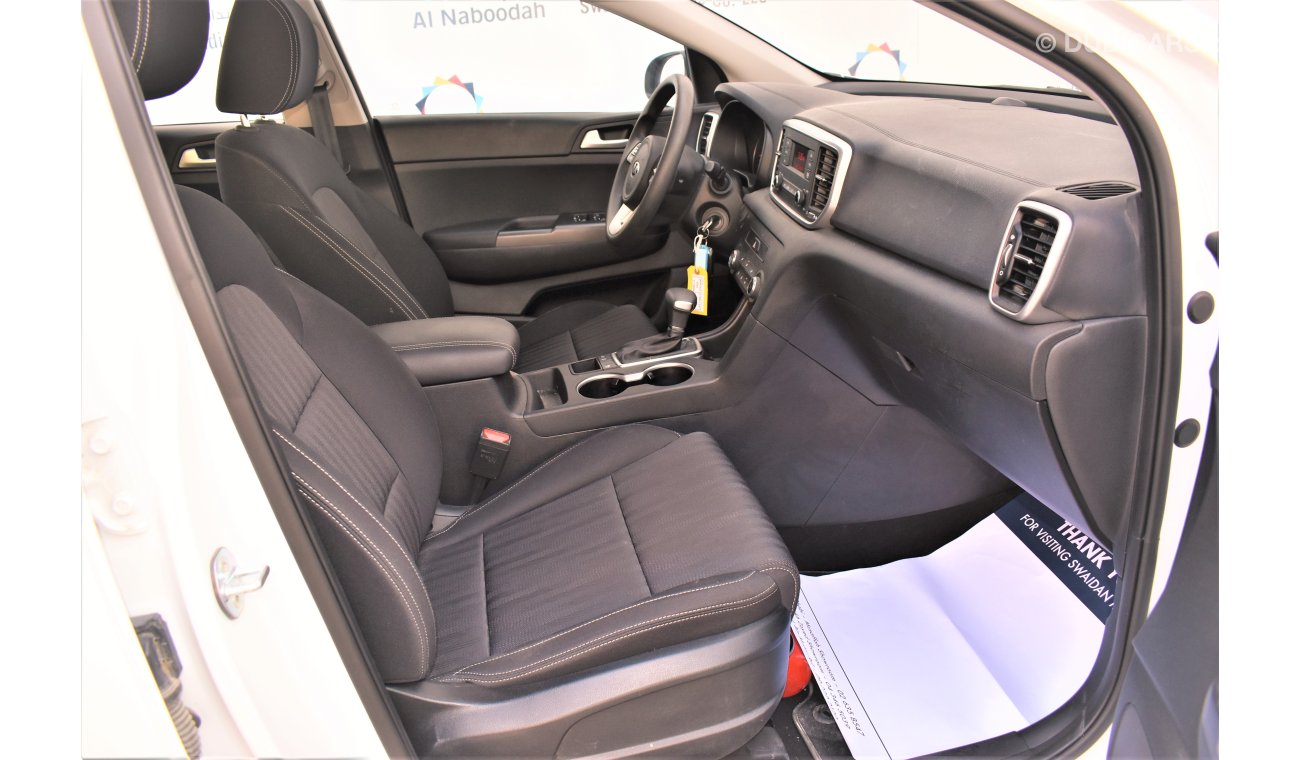 Kia Sportage AED 1520 PM | 0% DP | 2.4 GDI AWD 2020 GCC DEALER WARRANTY