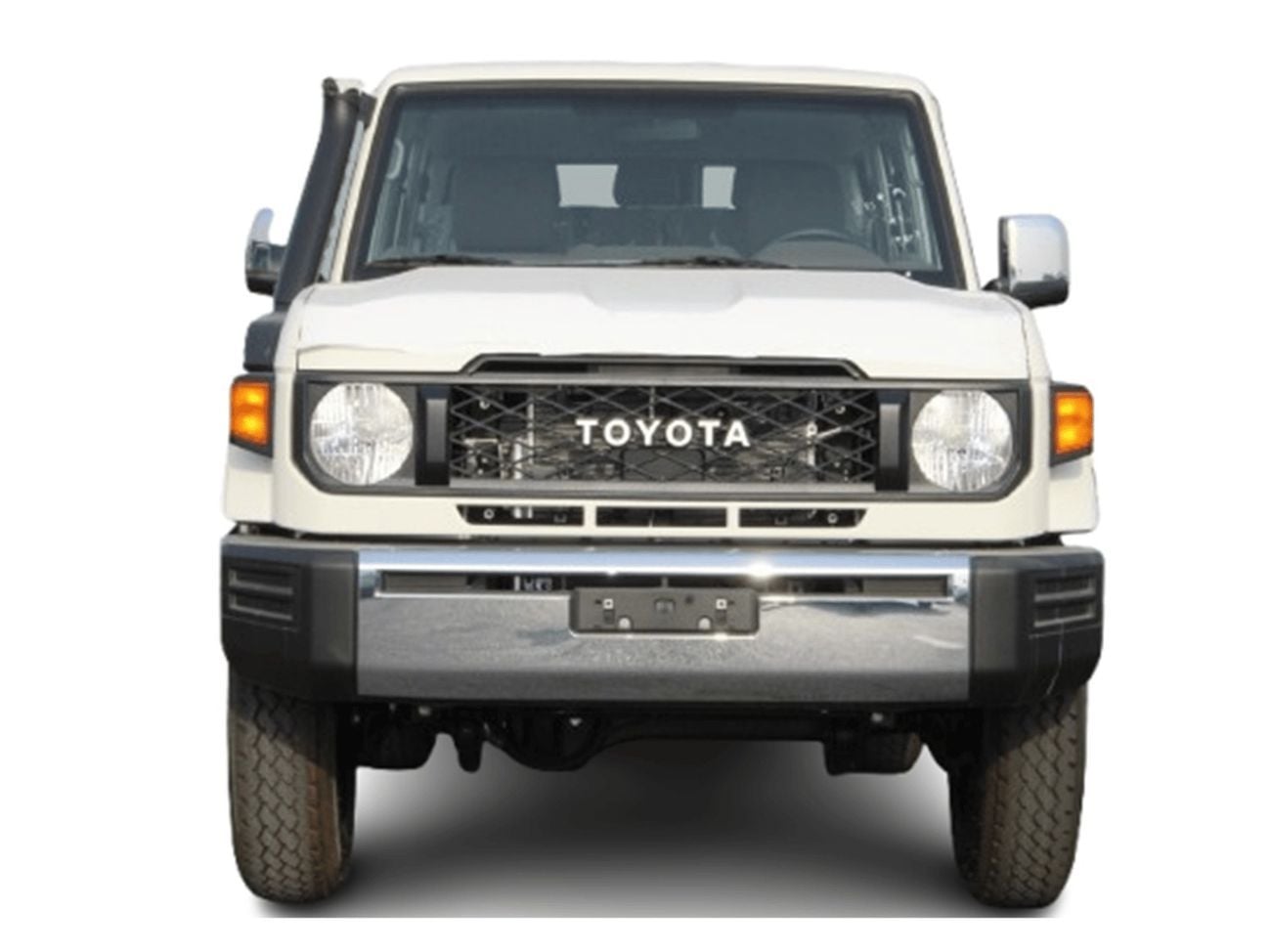 تويوتا لاند كروزر 70 TLC76 DSL ECTWFR001 - 2026 TLC76 Hardtop 5 Doors - 2.8L Diesel Manual – With Snorkel  - White with Beige Inter
