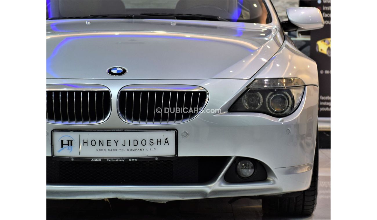 BMW 650i PERFECT CONDITION! BMW 650i 2006 Model!! in Silver Color! GCC Specs