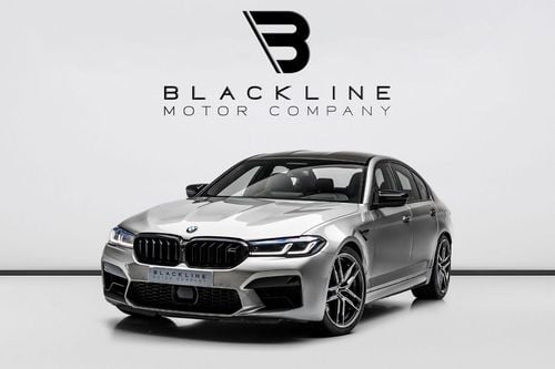 BMW M5 Competition 4.4L (617 HP) 2021 BMW M5 Competition, April 2026 BMW Warranty + Service Contract, Low K
