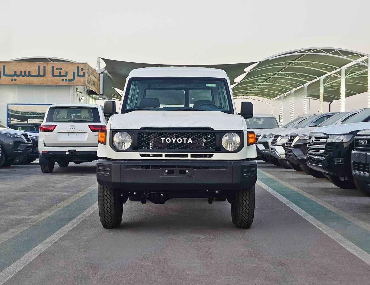 تويوتا لاند كروزر 70 LC78 / M/T / 4.0L V6 PETROL / 3 DOOR BASIC / PWR WINDOWS / 4WD (CODE # 78MTS )