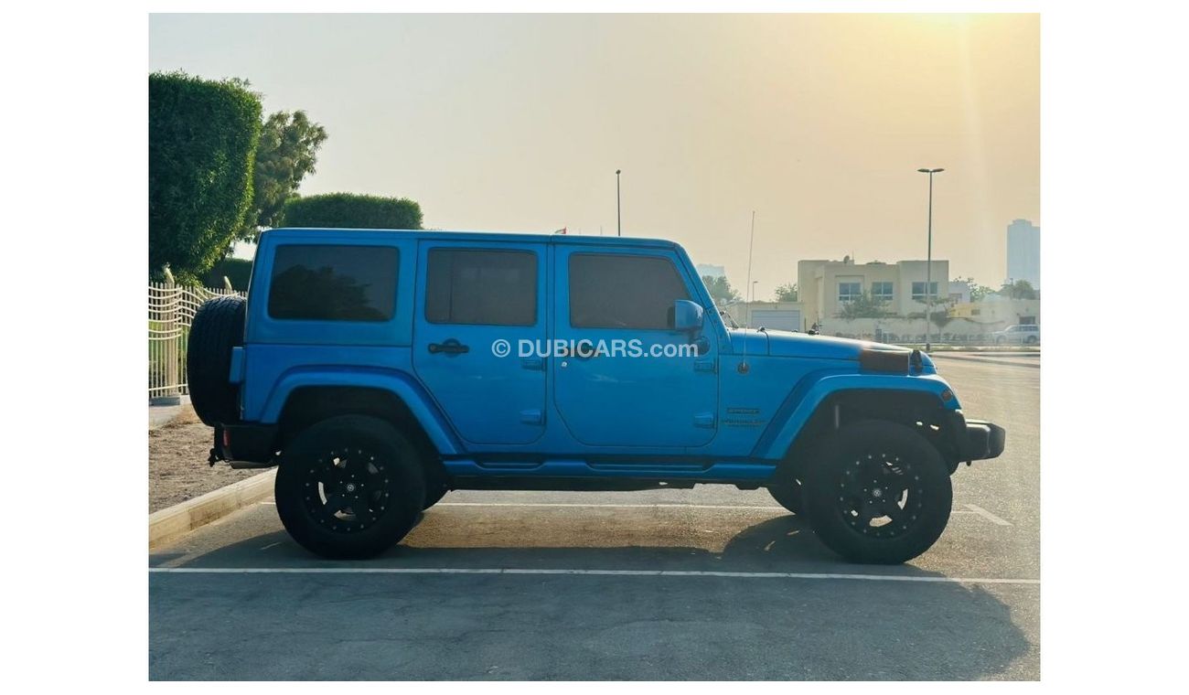 جيب رانجلر Unlimited Sport 1590 PM || WRANGLER UNLIMITED 3.6L V6 || ORIGNAL PAINT || FSH || 0%DP || GCC || WELL