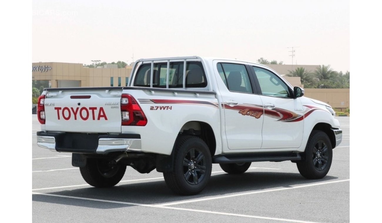 Toyota Hilux 2021 | GLX-S V FULL OPTION 2.7L 4X4 D/C M/T KEY START REAR CAMERA - GCC SPECS - EXPORT ONLY