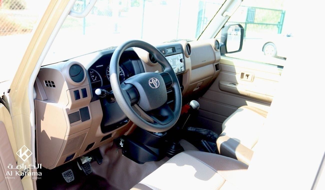 تويوتا لاند كروزر 70 محرك ديزل سعة 4.2 لتر | ناقل حركة يدوي رباعي الدفع | قفل تفاضلي | 5 أبواب | 9 مقاعد فأكثر