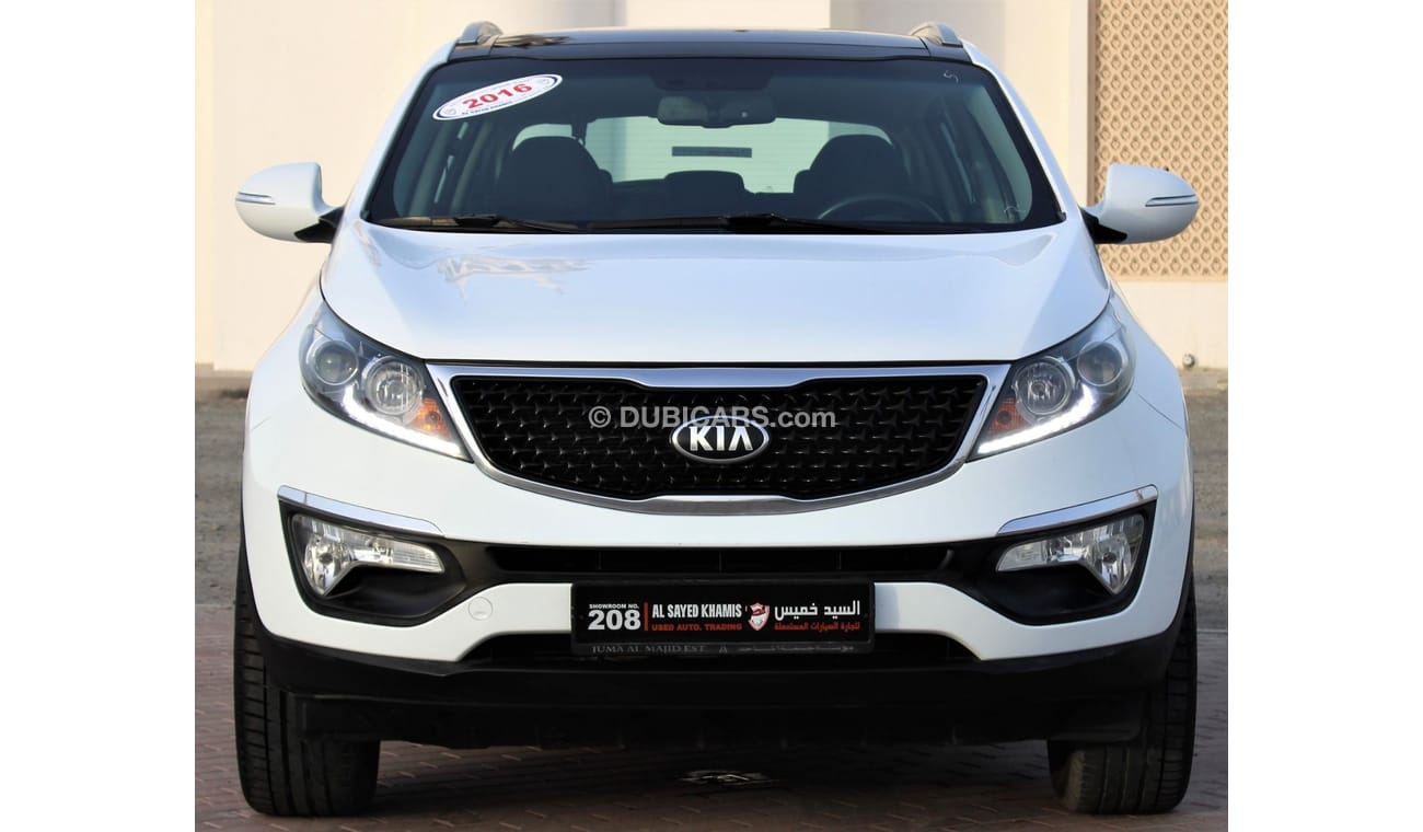 كيا سبورتيج كيا سبورتاج 2016 خليجي بانوراما بدون حوادث نظيفه جدا من الداخل والخارج