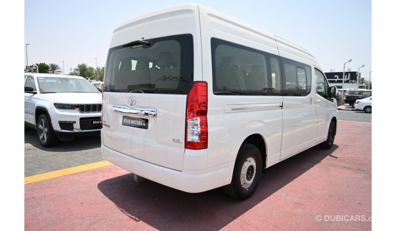 تويوتا هاياس Toyota HIACE HIGHROOF GL 2.8L Diesel, RWD, VAN, 4Doors, Color White, Model 2023, Manual Transmission