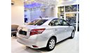 Toyota Yaris ONLY 38000KM !! AMAZING Toyota Yaris 2016 Model!! in Nice Silver Color! GCC Specs