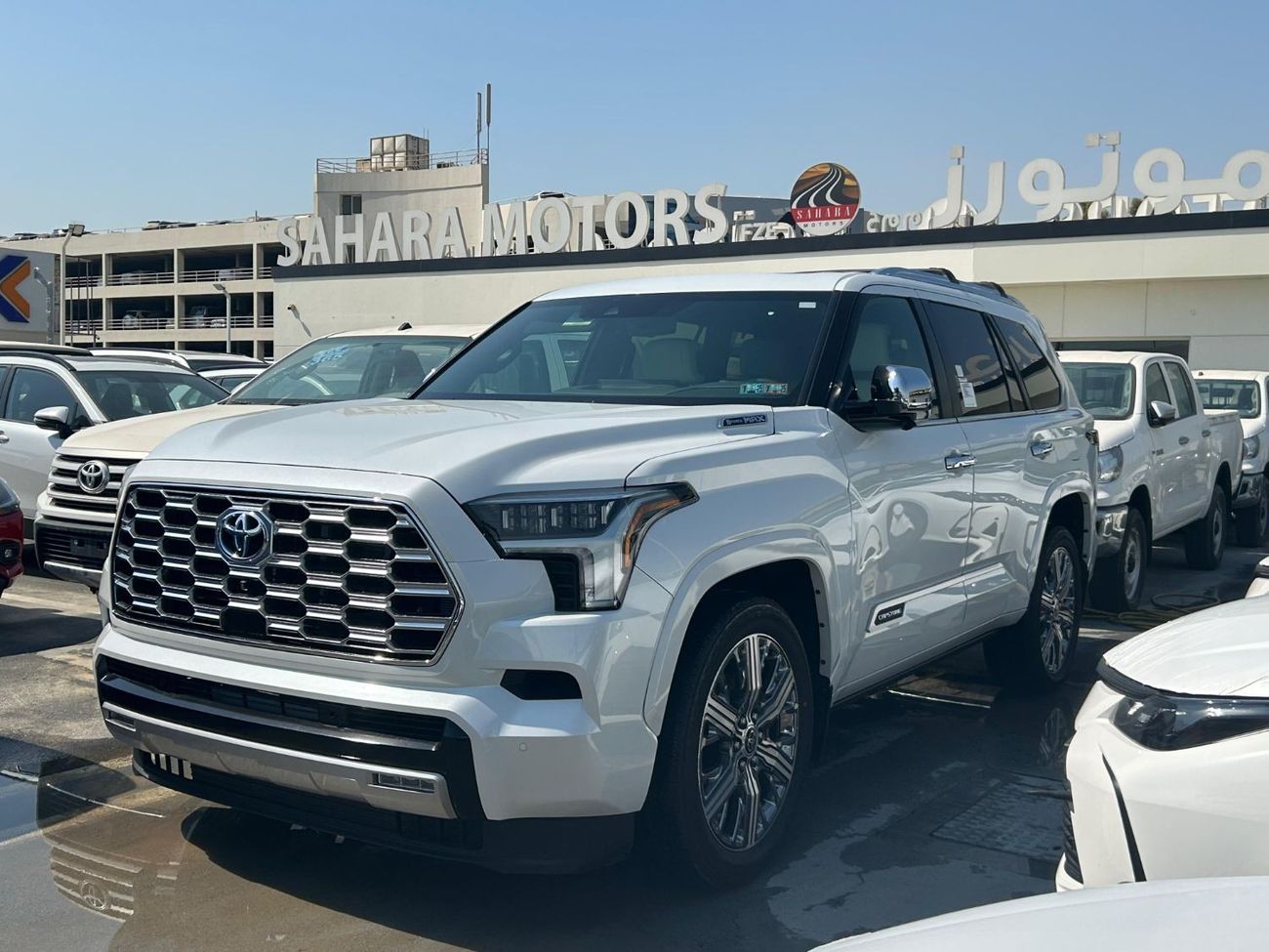 تويوتا سيكويا 2024 TOYOTA SEQUOIA CAPSTONE HYBRID V6 3.5L TURBO 4WD 7-SEATER AUTOMATIC