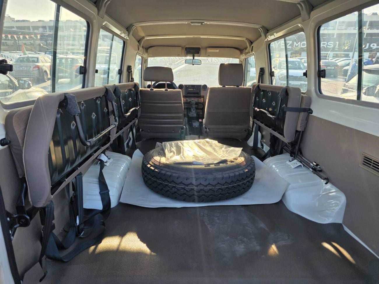 Toyota Land Cruiser DLX Diesel 2.8 liter ,Automatic gear ,Manual  Windows ,Left Hand Drive