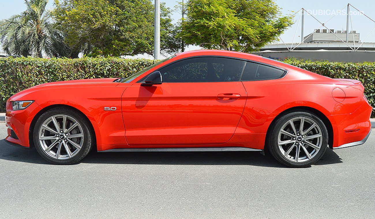 Ford Mustang GT Premium, 5.0L V8, GCC Specs with Al Tayer Warranty until 2020 or 100K km