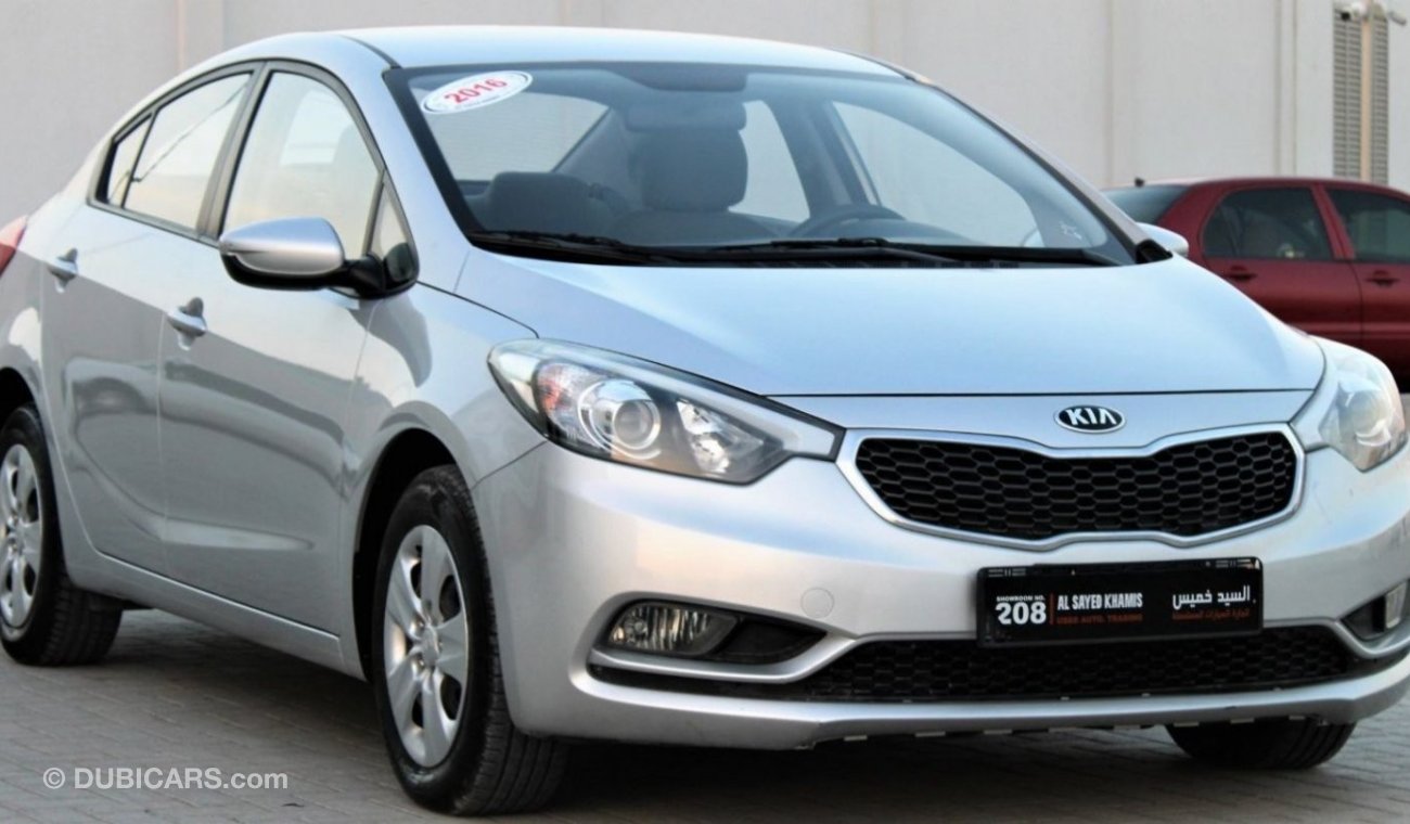 Kia Cerato Kia Cerato 2016 GCC in excellent condition without accidents, very clean from inside and outside