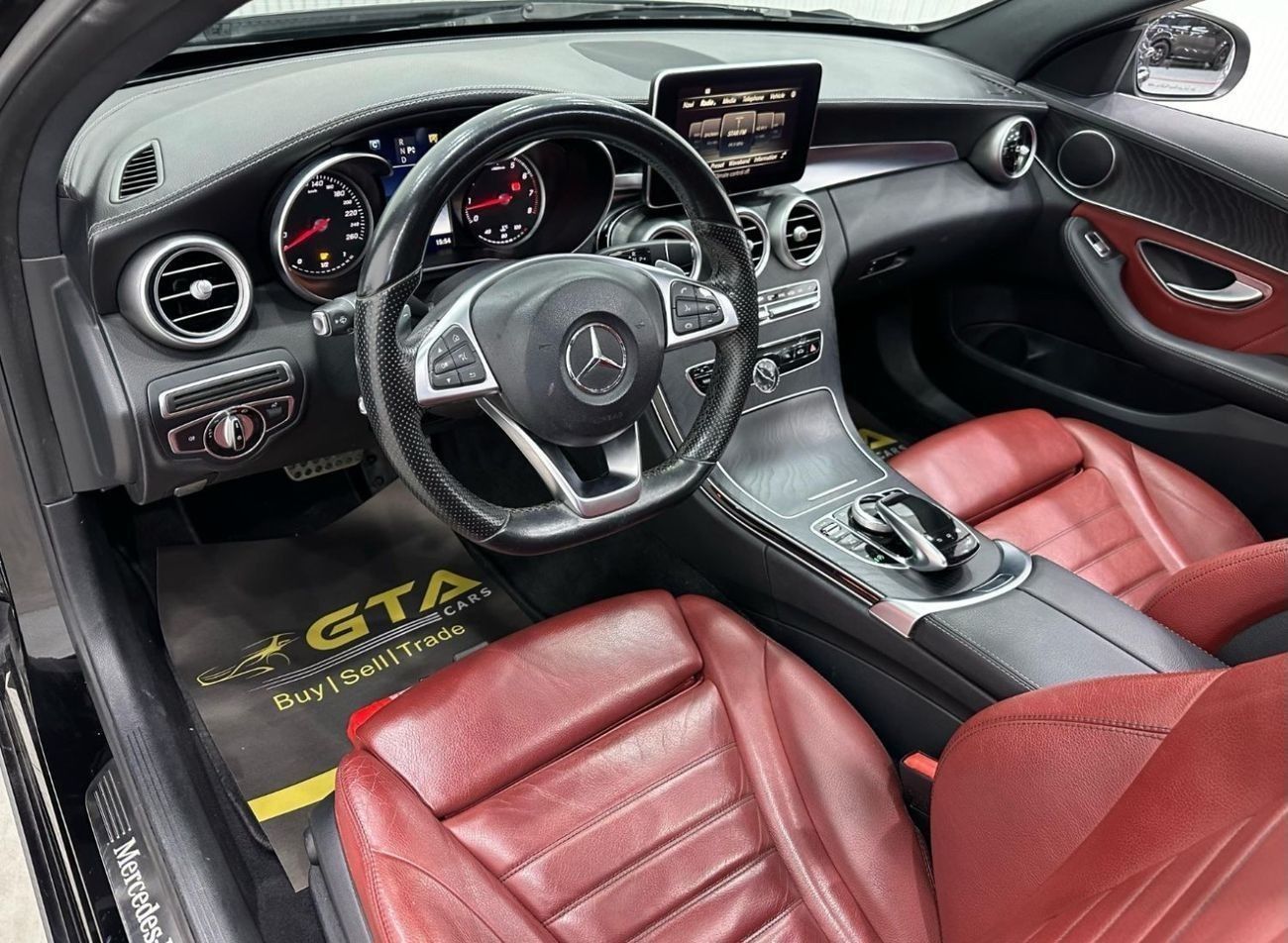 مرسيدس بنز C 200 2016 Mercedes Benz C200 AMG, Full Service History, Excellent Condition, GCC