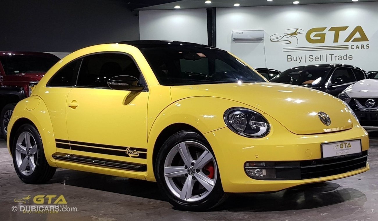 فولكس واجن بيتيل 2015 Volkswagen Beetle, VW Warranty, Service History, GCC