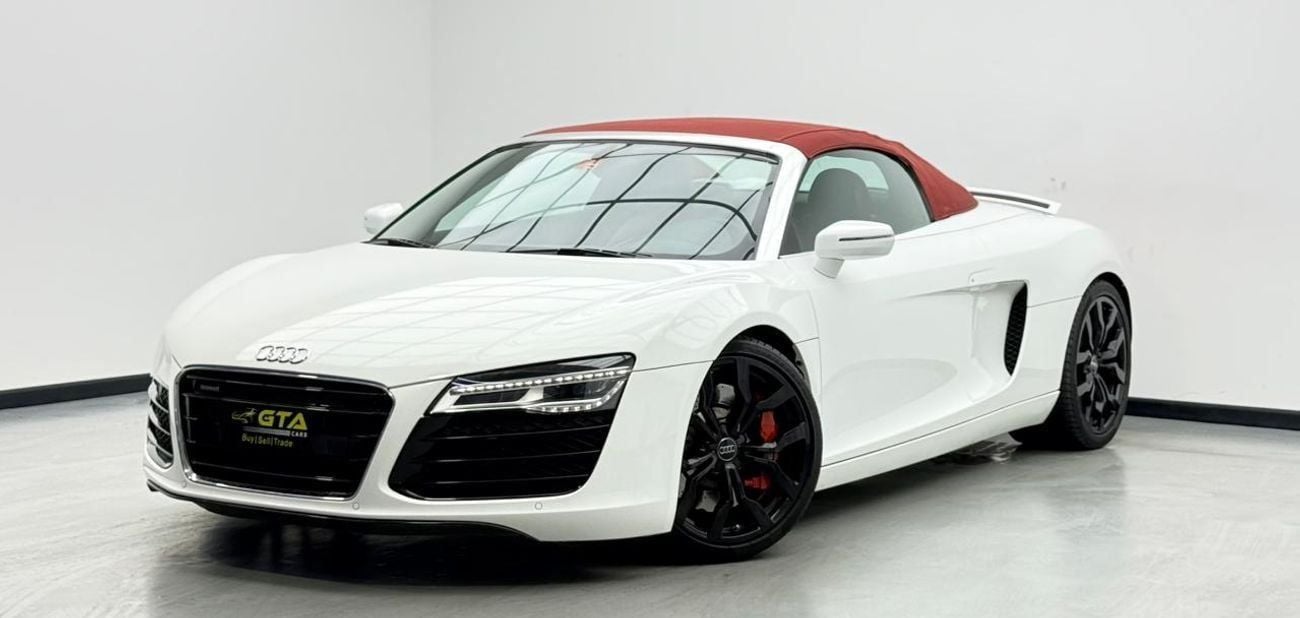 أودي R8 سبايدر FSI 2014 Audi R8 Spyder, Service History, Excellent Condition, GCC