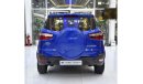 فورد ايكو سبورت EXCELLENT DEAL for our Ford EcoSport ( 2017 Model ) in Blue Color GCC Specs